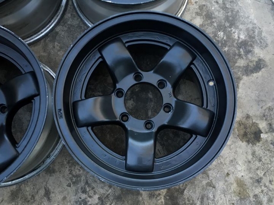 ล้อ EMR PRODUCE (ลาย Bradley IX) ขอบ 16x8 ET0 6รูกระบะ ถูกๆ ประมูลญี่ปุ่น