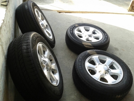 ล้ออีสุ ขอบ16นิ้ว6รู พร้อมยาง ชุดนี้ ราคา 5900 บาท ล้ออีสุ ขอบ16นิ้ว6รู พร้อมยาง ชุดนี้ ราคา 5900 บาท