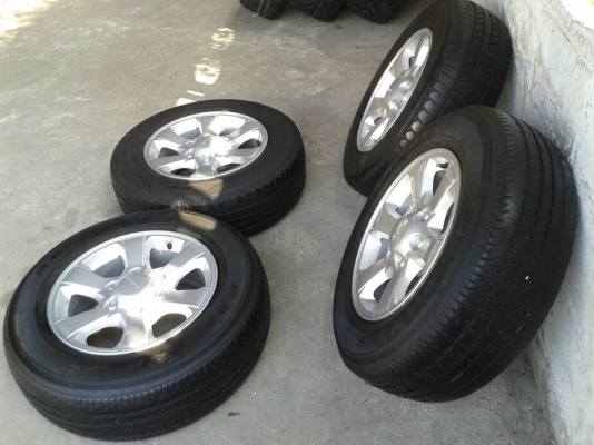 ล้ออีสุ ขอบ16นิ้ว6รู พร้อมยาง ชุดนี้ ราคา 5900 บาท ล้ออีสุ ขอบ16นิ้ว6รู พร้อมยาง ชุดนี้ ราคา 5900 บาท