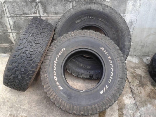 ขายยาง บีเอฟ ขนาดตามรูป ขายยก 3 เส้น ราคา 1750 บาท