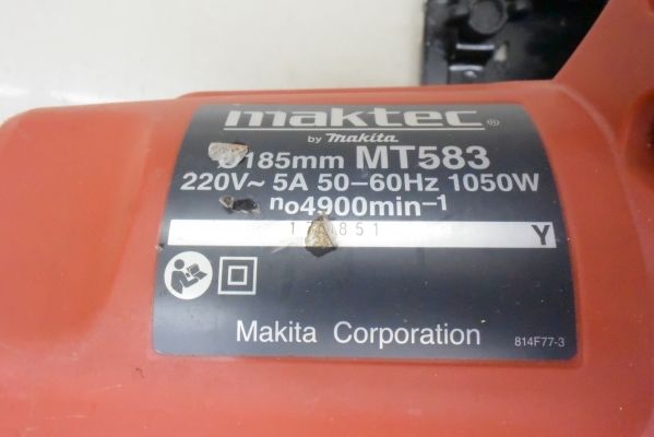 เลื่อยวงเดือน 7 นิ้ว MAKTEC รุ่น MT583 ของแท้ สภาพใหม่ พร้อมใช้งาน