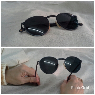 แว่นตาออสเตรียนอาร์ติสท์ &#039;หยดน้ำ จอห์น เลนนอน&#039; ราชสีห์ดำ!  Authentic CARRERA handmade in Austria