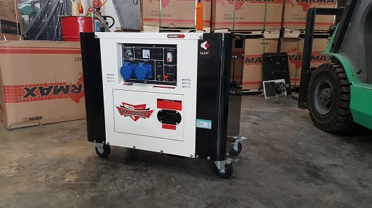เครื่องปั่นไฟ ขนาด 6KW 230V 1 เฟส รับประกัน1ปี มีสินค้าพร้อมส่ง