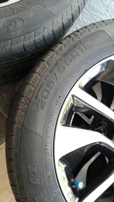 ขายล้อแม็กซ์ Civic 16 พร้อมยาง Goodyear 205/55/16 ปี 14 ดอกหนา
