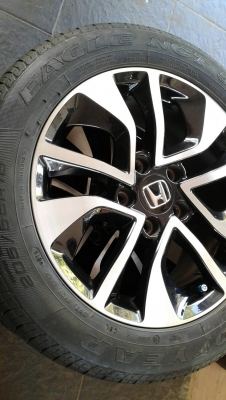 ขายล้อแม็กซ์ Civic 16 พร้อมยาง Goodyear 205/55/16 ปี 14 ดอกหนา