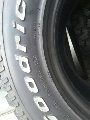 BF All USA. 265-70-16 ปี14 สภาพสวยๆ 1ชุด BF All USA. 265-70-16 ปี14 สภาพสวยๆ 1ชุด