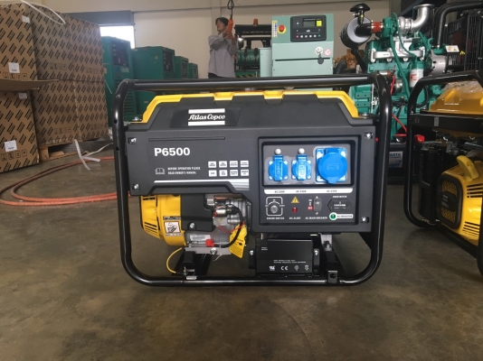 เครื่องปั่นไฟ Atlas Copco ขนาด 3KW 230V 1 เฟส รับประกัน1ปี มีสินค้าพร้อมส่ง