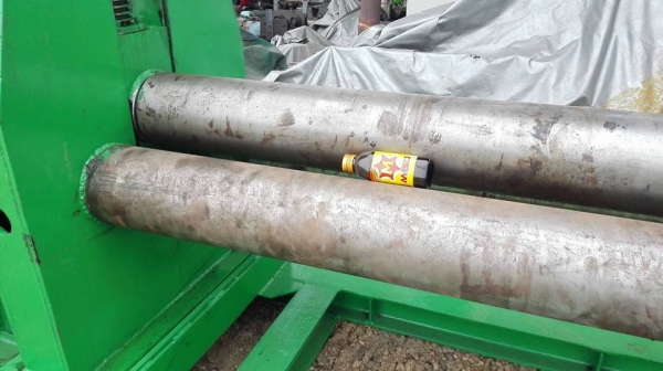 ** SOLD ** เครื่องม้วนเหล็กแผ่นประกอบใหม่ 8 ฟุต 240 cm เพลาตัน ม้วนหนา 9 มิล เต็มแผ่น 6 มิล มาดูมาเทสได้!!