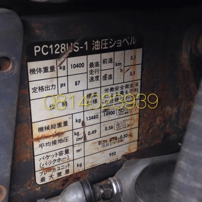 Komatsu Pc128us