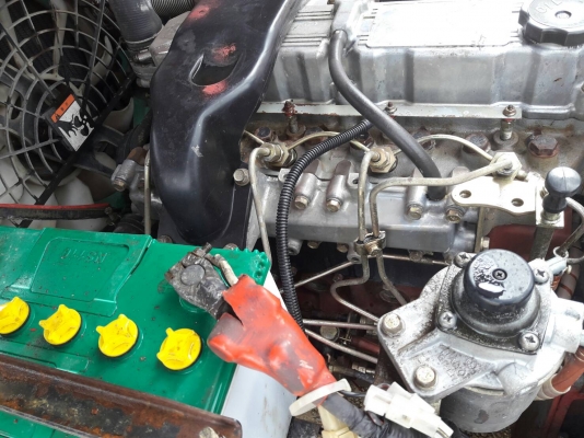 ขายรถยก MITSUBISHI  FD20 เครื่องดีเซล S45 เกียร์ธรรมดา ยางตันหน้าหลัง เสาสูง 3 เมตร ยกได้ 2 ตัน ติดต่อ 089-7949488