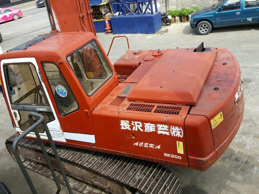 รถขุดดิน SK200-YNJ (มาร์คทีตัวสุดท้าย) ปีผลิต1995