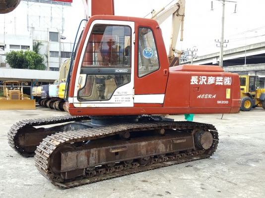 รถขุดดิน SK200-YNJ (มาร์คทีตัวสุดท้าย) ปีผลิต1995 รถขุดดิน SK200-YNJ (มาร์คทีตัวสุดท้าย) ปีผลิต1995