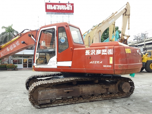 รถขุดดิน SK200-YNJ (มาร์คทีตัวสุดท้าย) ปีผลิต1995 รถขุดดิน SK200-YNJ (มาร์คทีตัวสุดท้าย) ปีผลิต1995