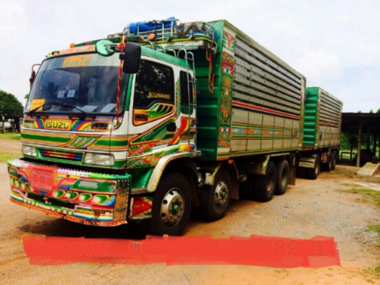 ขาย12ล้อ อีซูชุ 320ปี49 แม่ลูก3คาน ดั้มกะบะค๊อกเกษตร สภาพดีสวยเดิมๆไม่มีชน เล่มทะเบียน/โอน ขาย1,850,000บ รถสวยๆน่าใช้