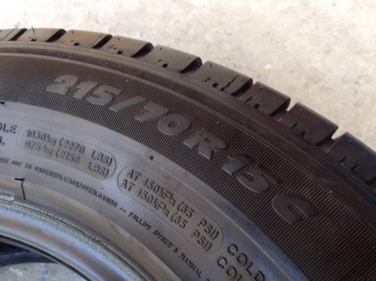 ยาง MICHELIN 215-70-15 ปี 15 ครบชุด 4 เส้น 6000 สภาพสวยๆไม่มีปะไม่บวมไม่กินข้าง ดอกยางเหลือเยอะเอาไปวิ่งกันใด้อีกยาวค่ะ ยาง MICHELIN 215-70-15 ปี 15 ครบชุด 4 เส้น 6000 สภาพสวยๆไม่มีปะไม่บวมไม่กินข้าง ดอกยางเหลือเยอะเอาไปวิ่งกันใด้อีกยาวค่ะ