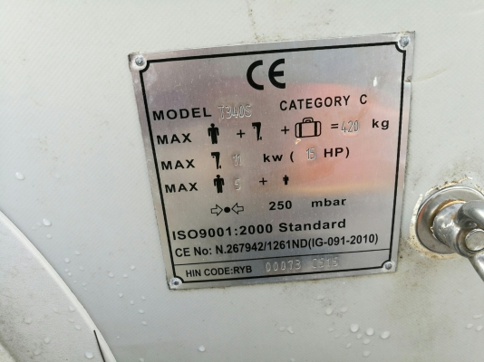 เรือยาง ขนาด 5X10  model T340S