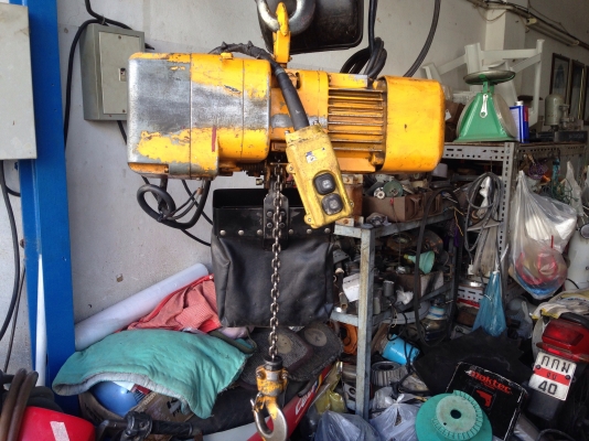 ขายรอกไฟฟ้า Kito 125kg. made in Japan 380V สภาพดีเดิมๆ สีไม่สวย วิ่งนิ่ม อุปกรณ์ครบ มาพร้อมตัววิ่งแบ