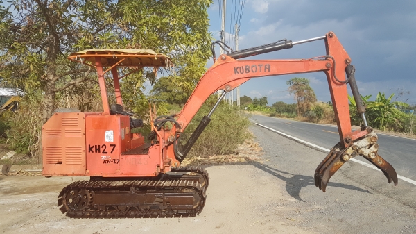 ขายด่วนรถแบคโฮKUBOTAคูโบต้าKH27ตัวหนีบหลือบุ่งกี๋เทียบเท่าPC30เครื่องดีปั่มแรงรถนอกเพิ่งนำเข้ามาใหม่ยังไม่เคยใช้งานในเมืองไทยเลย