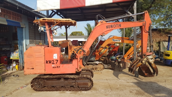 ขายด่วนรถแบคโฮKUBOTAคูโบต้าKH27ตัวหนีบหลือบุ่งกี๋เทียบเท่าPC30เครื่องดีปั่มแรงรถนอกเพิ่งนำเข้ามาใหม่ยังไม่เคยใช้งานในเมืองไทยเลย