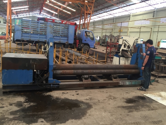 ขายเครื่องม้วนระบบไฮโดรลิคม้วนงานยาว10ฟุตเต็มได้19มิลลูกกลิ้งบน10นิ้วลูกกลิ้งล่าง8นิ้วพร้อมใช้ลดราคาสุดประหยัดครับ