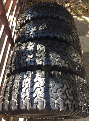 ยาง All BF goodrich 33 12.5 R15 ปี11 ดอกเต็ม ไม่มีปะ ราคาไม่แพง