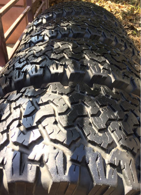 ยาง All BF goodrich 33 12.5 R15 ปี11 ดอกเต็ม ไม่มีปะ ราคาไม่แพง