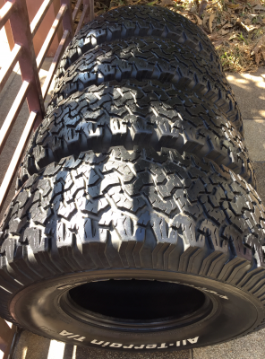 ยาง All BF goodrich 33 12.5 R15 ปี11 ดอกเต็ม ไม่มีปะ ราคาไม่แพง