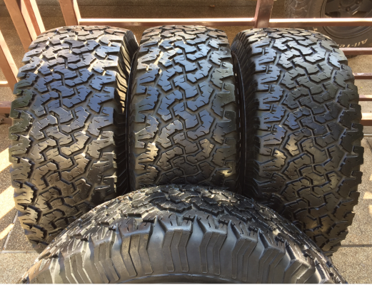 ยาง All BF goodrich 33 12.5 R15 ปี11 ดอกเต็ม ไม่มีปะ ราคาไม่แพง