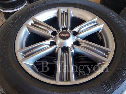 ล้อ Isuzu blue power xseries ขอบ18 พร้อมยาง 255-60-18 ปี16