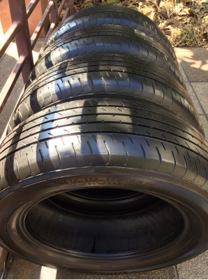 ยาง Yokohama 225 60 17 กลางปี15 ดอกเต็ม ใช้ยาว ราคาไม่แพง