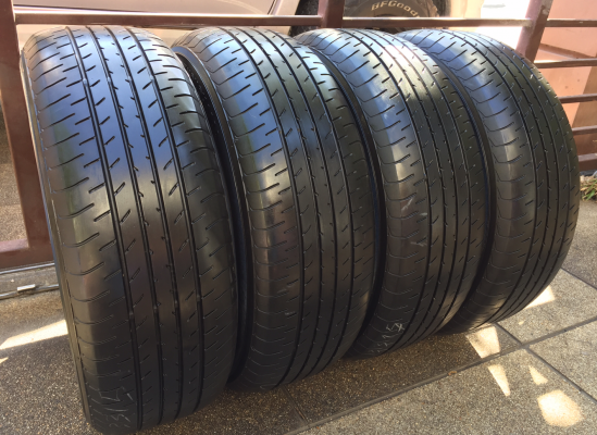 ยาง Yokohama 225 60 17 กลางปี15 ดอกเต็ม ใช้ยาว ราคาไม่แพง