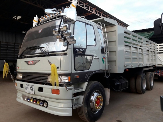 ขายรถสิบล้อดัมพ์ HINO 3M เครื่องเดิม 240 แรง เกียร์เดิม 2 เพลา ปี 39 ยางใหม่ มีระบบลากพ่วง ทะเบียนพร้อม
