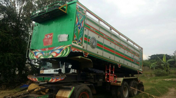 ขายรถพ่วง 22 ล้อ แม่-ลูก กระบะเนียมดั้ม แม่ยาว.6.20/ลูกยาว6.8 0/กว้าง2.50/สูง1.70ม. อู่ .ไทยเทมนเลอร์  ISUZU 360 ปี.57 ราคา  2580000 สนใจรีบจองด่วนครับ