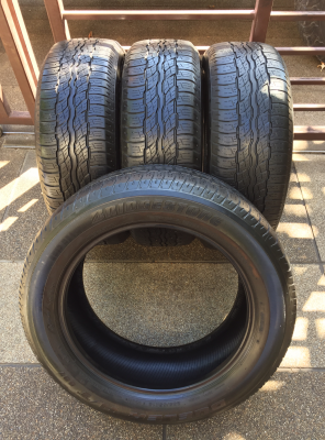 ยาง Bridgestone 235 55 18 กลางปี14 ดอกเต็ม ไม่มีปะ ราคาไม่แพง ยาง Bridgestone 235 55 18 กลางปี14 ดอกเต็ม ไม่มีปะ ราคาไม่แพง