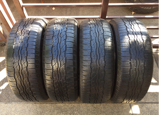 ยาง Bridgestone 235 55 18 กลางปี14 ดอกเต็ม ไม่มีปะ ราคาไม่แพง ยาง Bridgestone 235 55 18 กลางปี14 ดอกเต็ม ไม่มีปะ ราคาไม่แพง