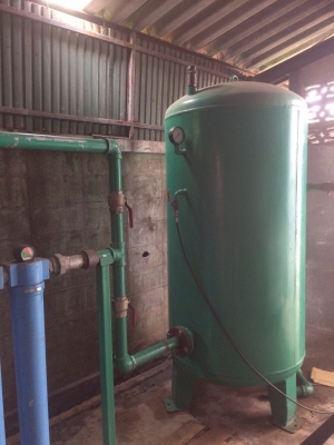 ขายปั๊มลม Hitachi Hi-screw 2000 75 hp พร้อมถัง