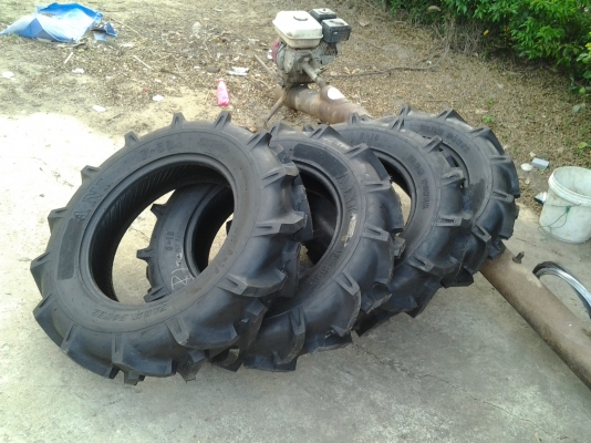 ยางรถไถใหม่ขอบ8-18ใส่รถL45-47-49-50ใด้คับ