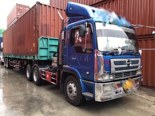 หัวลาก HINO โชเฟีย ปี45 พร้อมหางสามมิตร พื้นเรียบ รถสวยพร้อมใช่งาน