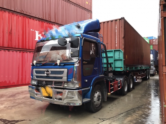 หัวลาก HINO โชเฟีย ปี45 พร้อมหางสามมิตร พื้นเรียบ รถสวยพร้อมใช่งาน