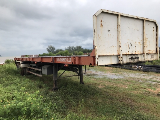 หัวลาก HINO โชเฟีย ปี45 พร้อมหางสามมิตร พื้นเรียบ รถสวยพร้อมใช่งาน