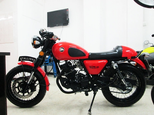 (โอนฟรี) ขาย Stallions Centaur Cafe ไมล์แท้ 5793 กม ปลายปี 2015 สภาพสวยแนวคาเฟ่ เครื่องแน่ๆ สีแดง จด 3 พฤศจิกายน 2558 ราคา 42900 บาท (โอนฟรี) ขาย Stallions Centaur Cafe ไมล์แท้ 5793 กม ปลายปี 2015 สภาพสวยแนวคาเฟ่ เครื่องแน่ๆ สีแดง จด 3 พฤศจิกายน 2558 ราคา 42900 บาท