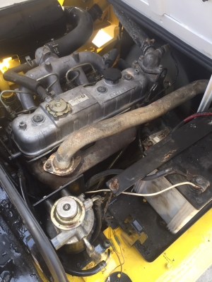 TCM FD25Z3 เครื่องดีเซล เกียร์ธรรมดา เสาสูง4เมตร งาเท สนใจติดต่อ083-062-0223(ปอน)