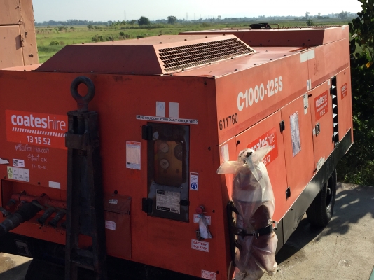 ขายปั๊มลมนำเข้าอังกฤษ ของCOMPAIR 1000-125S สกรู