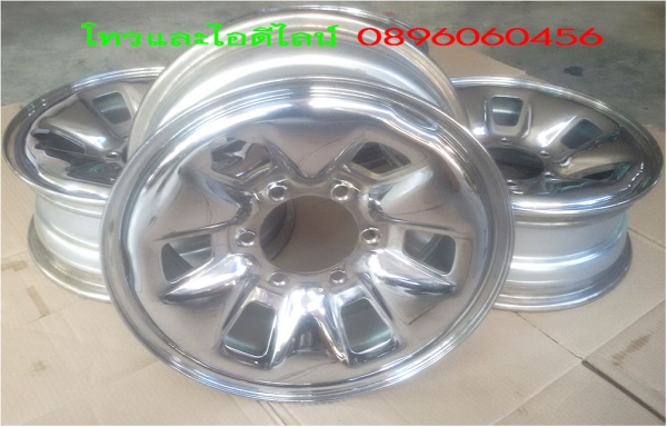 ขายล้อกะทะเหล็กSR5ขอบ16ล้อนอกแท้1ชุด5500บาทส่งต่างจังหวัดได้โทรและไอดีไลน์0896060456