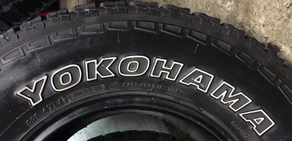 ยาง 265-70-16 YOKOHAMA ดอกทะลัก ยาง 265-70-16 YOKOHAMA ดอกทะลัก