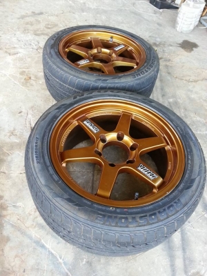 ราคา 3800 บาท 17&times;8 1คู่ รัดยาง 215/50 กันทรลักษ์ ศรีสะเกษ โทร.0816004753 ครับ...