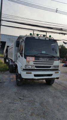 ขายรถพ่วง ISUZU เครื่อง 270 แรง ปี 46 euro2 แม่ลูกดัมพ์มิเนียม ลูก 2 เพลา ทะเบียนพร้อม