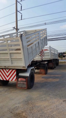 ขายรถพ่วง ISUZU เครื่อง 270 แรง ปี 47 euro2 แม่ลูกดัมพ์เหล็ก ลูก 2 เพลา ทะเบียนพร้อม