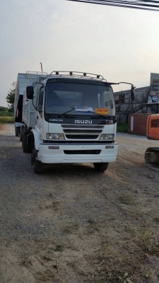 ขายรถพ่วง ISUZU เครื่อง 270 แรง ปี 47 euro2 แม่ลูกดัมพ์เหล็ก ลูก 2 เพลา ทะเบียนพร้อม