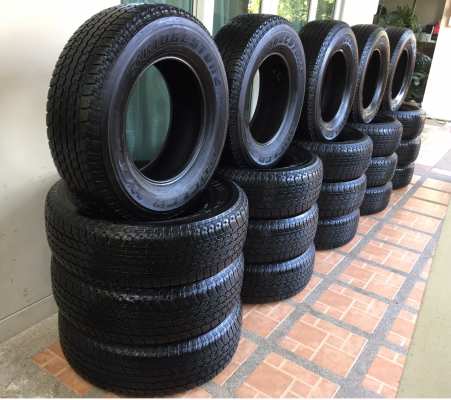 ยาง Bridgestone 245 70 16 ปี16 ดอกเต็ม เนื้อนิ่มๆ ไม่มีปะ ราคาไม่แพง มีมา5ชุดครับ ยาง Bridgestone 245 70 16 ปี16 ดอกเต็ม เนื้อนิ่มๆ ไม่มีปะ ราคาไม่แพง มีมา5ชุดครับ